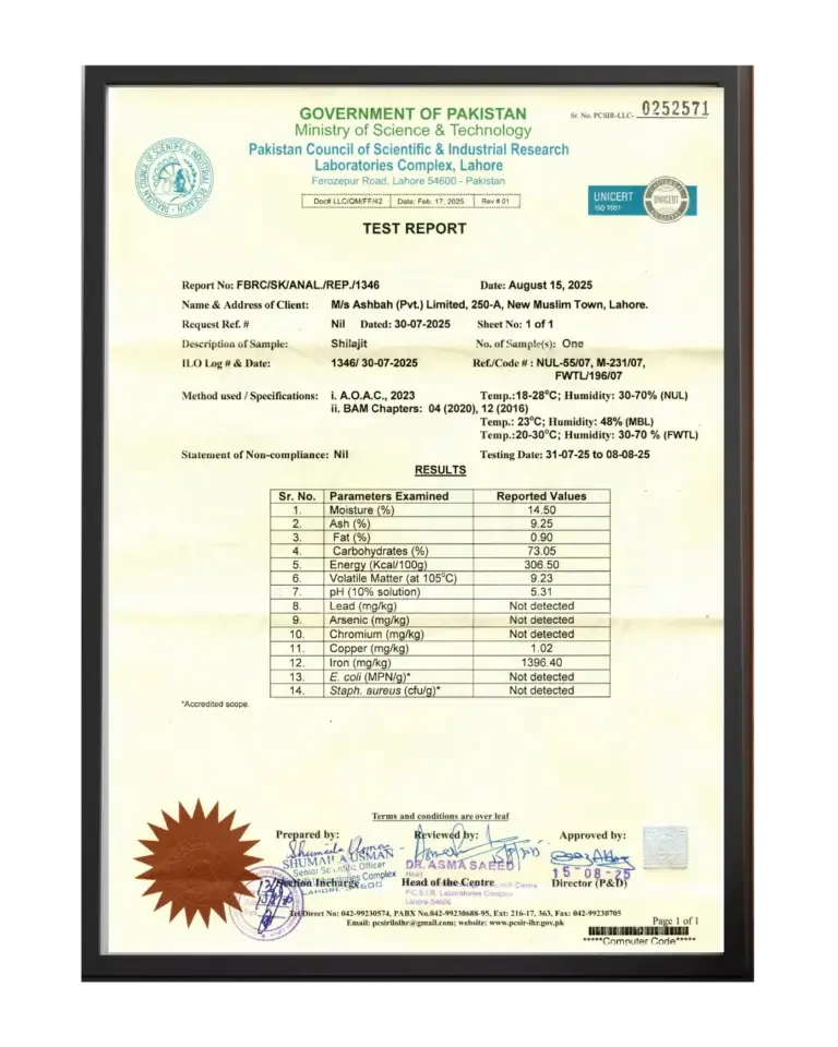 Original Shilajit PCSIR Certified